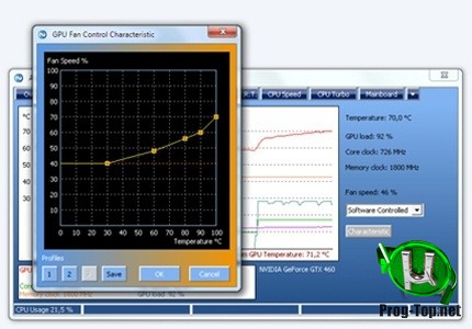 Argus Monitor контроль температуры компонентов ПК 5.1.04