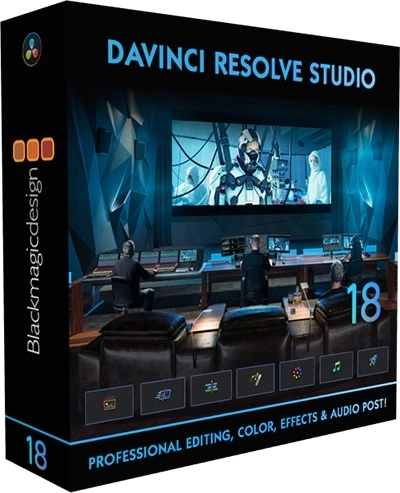 Наложение визуальных эффектов на видео - Blackmagic Design DaVinci Resolve Studio 18.0.1 Build 3 RePack by KpoJIuK