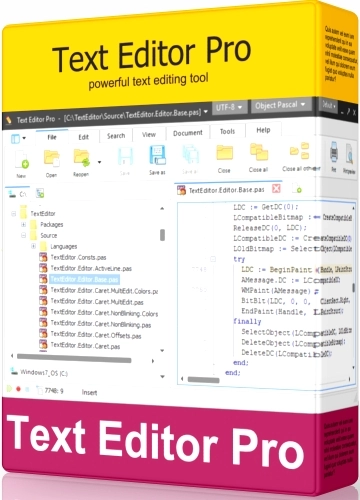 Редактор для программистов - Text Editor Pro 26.0.0 + Portable + Bonus