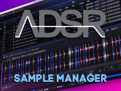 Управление библиотекой сэмплов ADSR Sample Manager 1.7.4 STANDALONE, VSTi, VSTi3, AAX