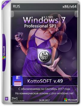 Windows 7 SP1 Ultimate KottoSOFT (x86-x64) (Rus) v.492017 для Pro-windows.net