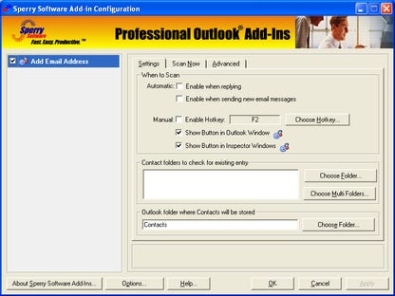 Add Email Address for Outlook 2003/Outlook 2002/Outlook 2000 ключ активации