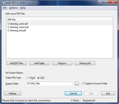 Aide PDF to DWG Converter Key генератор