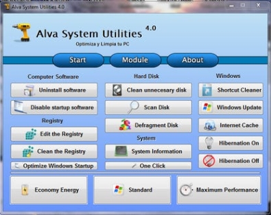 Бесплатный ключ для Alva System Utilities