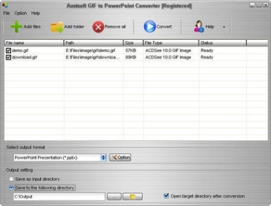 Генератор ключей (keygen)  Aostsoft GIF to PowerPoint Converter