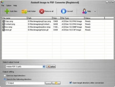 Ключ для Aostsoft Image to PDF Converter