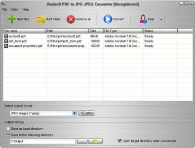 Aostsoft PDF to JPG JPEG Converter генератор ключей