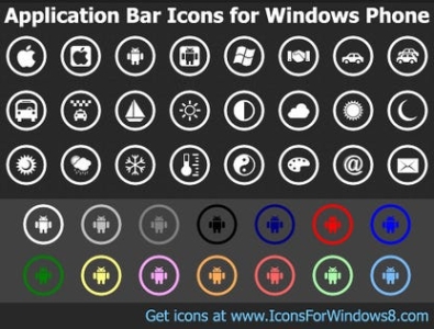 Application Bar Icons for Windows Phone ключ активации