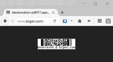 Генератор ключей (keygen)  ASPX PDF417 Barcode Generator Script