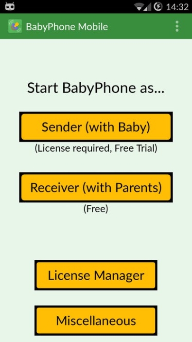 BabyPhone Mobile ключ активации