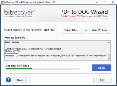 BitRecover PDF to DOC Wizard ключ бесплатно