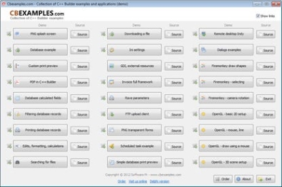 Бесплатный ключ для Cbexamples Collection of C++ Builder examples