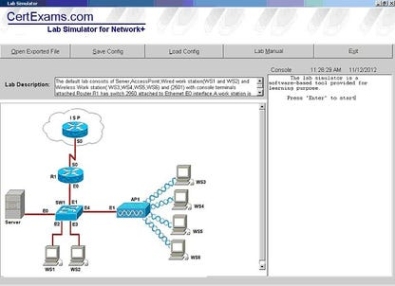 CertExams.com Network+ LabSim ключ бесплатно