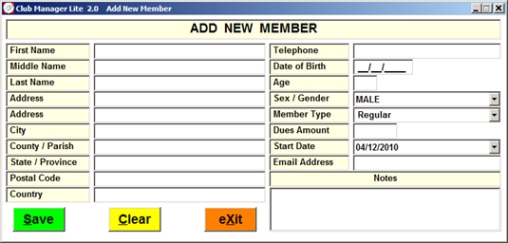 Бесплатный ключ для Club Manager Lite