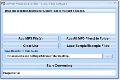 Convert Multiple MP3 Files To AAC Files Software генератор ключей