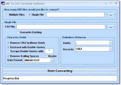 Генератор ключей (keygen)  DBF To CSV Converter Software