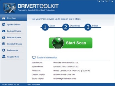 Ключ активации для DriverToolkit