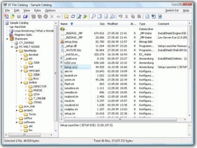 Генератор ключей (keygen)  EF File Catalog Portable