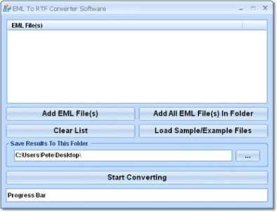 EML To RTF Converter Software ключ бесплатно