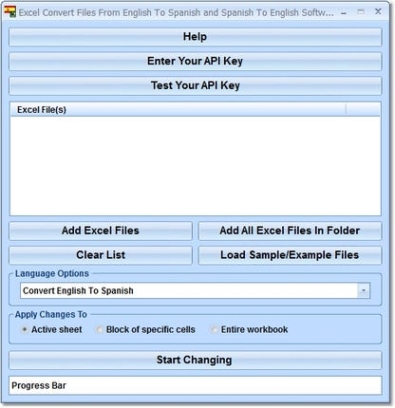 Регистрационный ключ к программе  Excel Convert Files From English To Spanish and Spanish To English Software