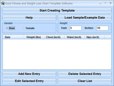 Excel Fitness and Weight Loss Chart Template Software генератор серийного номера