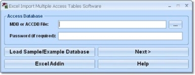 Excel Import Multiple Access Tables Software генератор серийного номера