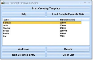 Excel Pie Chart Template Software ключ бесплатно