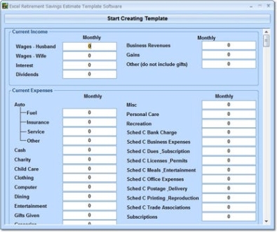 Excel Retirement Savings Estimate Template Software Key генератор