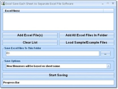 Бесплатный ключ для Excel Save Each Sheet As Separate Excel File Software