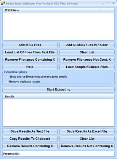 Key генератор для  Extract Email Addresses From Multiple MSG Files Software