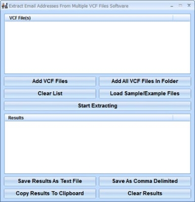 Extract Email Addresses From Multiple VCF Files Software ключ активации