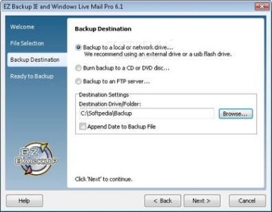 EZ Backup IE and Windows Live Mail Pro ключ активации