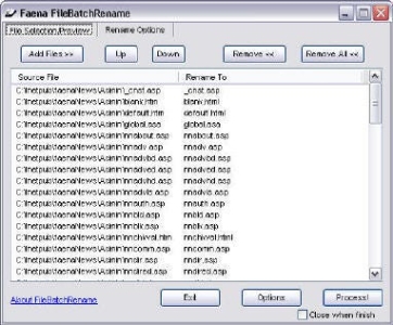 Faena FileBatchRename (64-Bit) ключ бесплатно