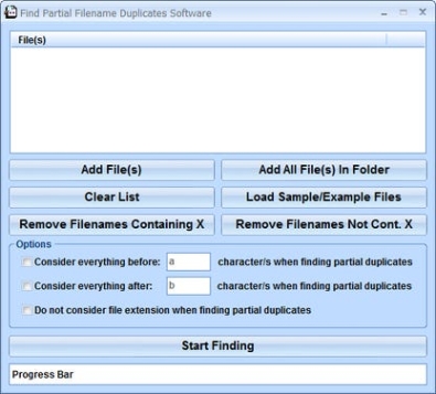 Ключ активации для Find Partial Filename Duplicates Software