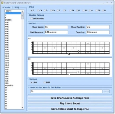 Guitar Chord Chart Software генератор ключей