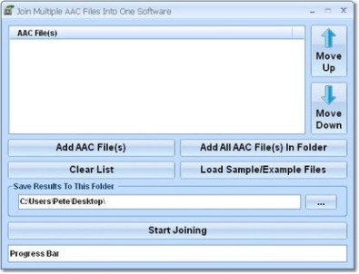 Join Multiple AAC Files Into One Software генератор серийного номера