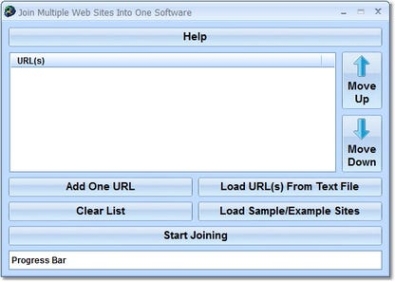Join Multiple Web Sites Into One Software генератор серийного номера