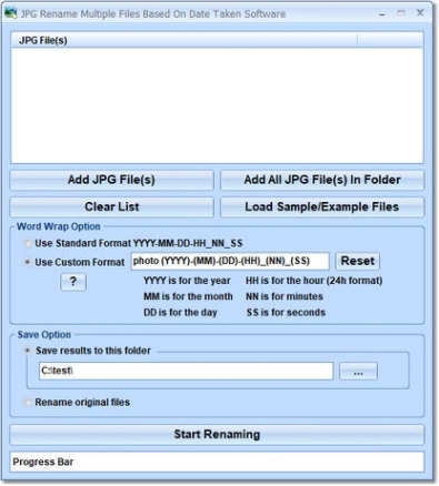 Ключ активации для JPG Rename Multiple Files Based On Date Taken Software