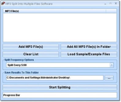 Генератор ключей (keygen)  MP3 Split Into Multiple Files Software