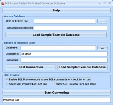 MS Access Tables To Firebird Converter Software генератор серийного номера