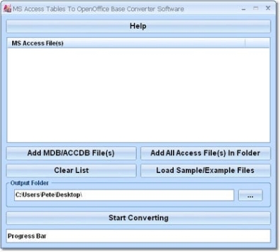 MS Access Tables To OpenOffice Base Converter Software Key генератор