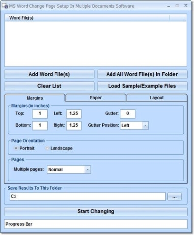 MS Word Change Page Setup In Multiple Documents Software ключ бесплатно