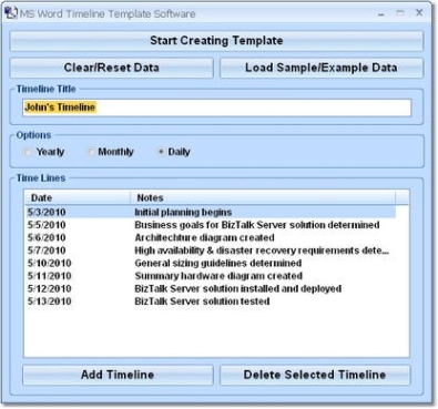 MS Word Timeline Template Software генератор серийного номера