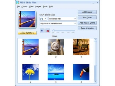 Бесплатный ключ для MSN Slide Max