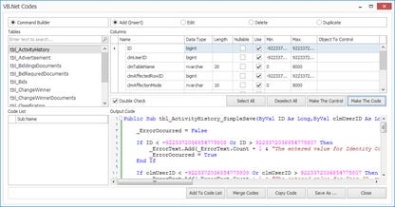 MZ Easy DataBase Schema генератор серийного номера