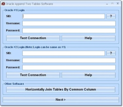 Oracle Append Two Tables Software генератор ключей