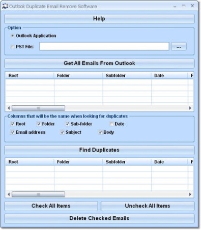 Outlook Duplicate Email Remove Software генератор ключей