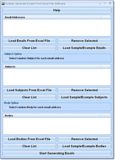 Key генератор для  Outlook Generate Emails From Excel File Software