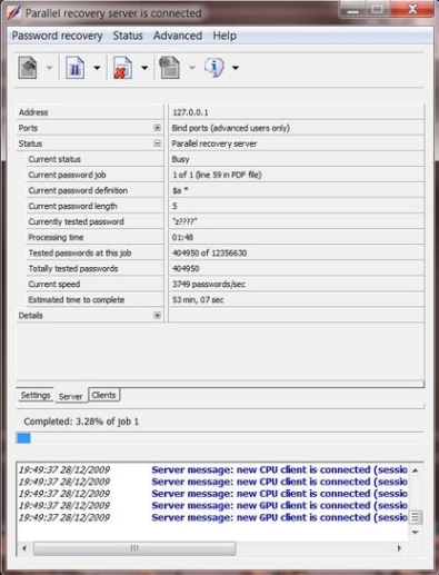 Генератор ключей (keygen)  Parallel Password Recovery (RAR module)