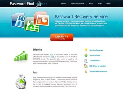 Бесплатный ключ для Password-Find